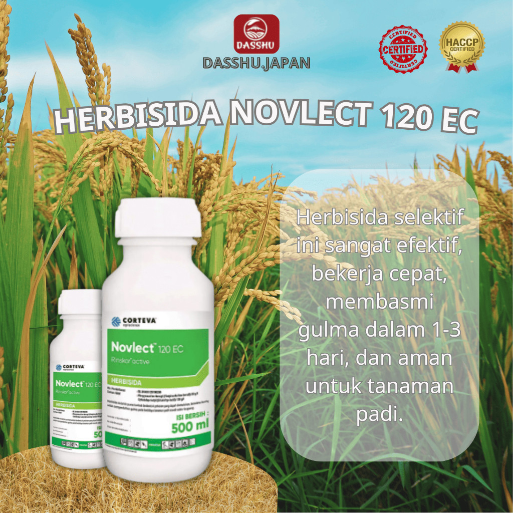 Jual (linnea84) HERBISIDA NOVLECT 120 EC KEMASAN 500ml - HERBISIDA ...
