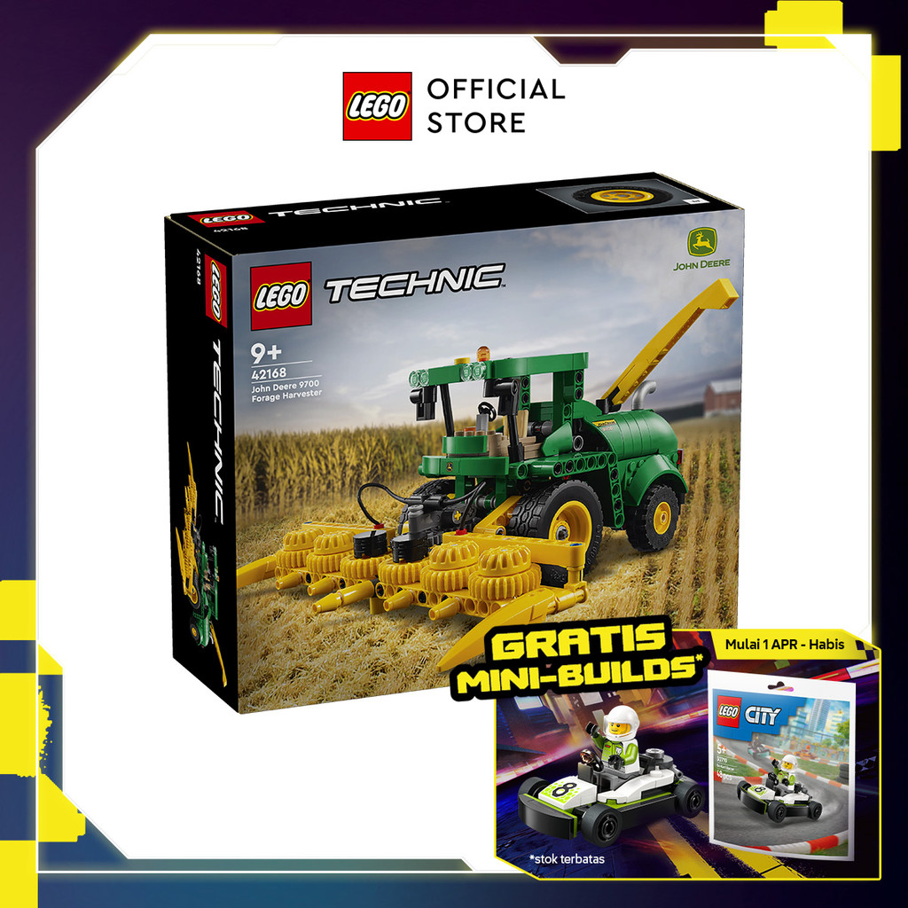 Jual LEGO Technic 42168 John Deere 9700 Forage Harvester (559 Pieces ...
