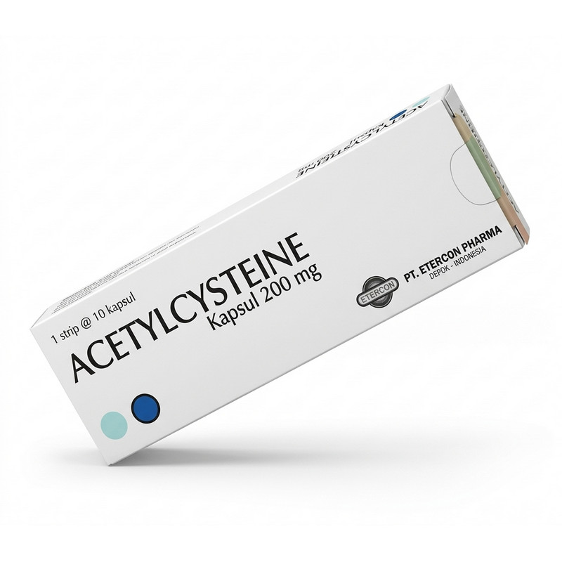 ACETYLCYSTEINE GENERIK_006 200 MG 1 STRIP @ 10 KAPSUL