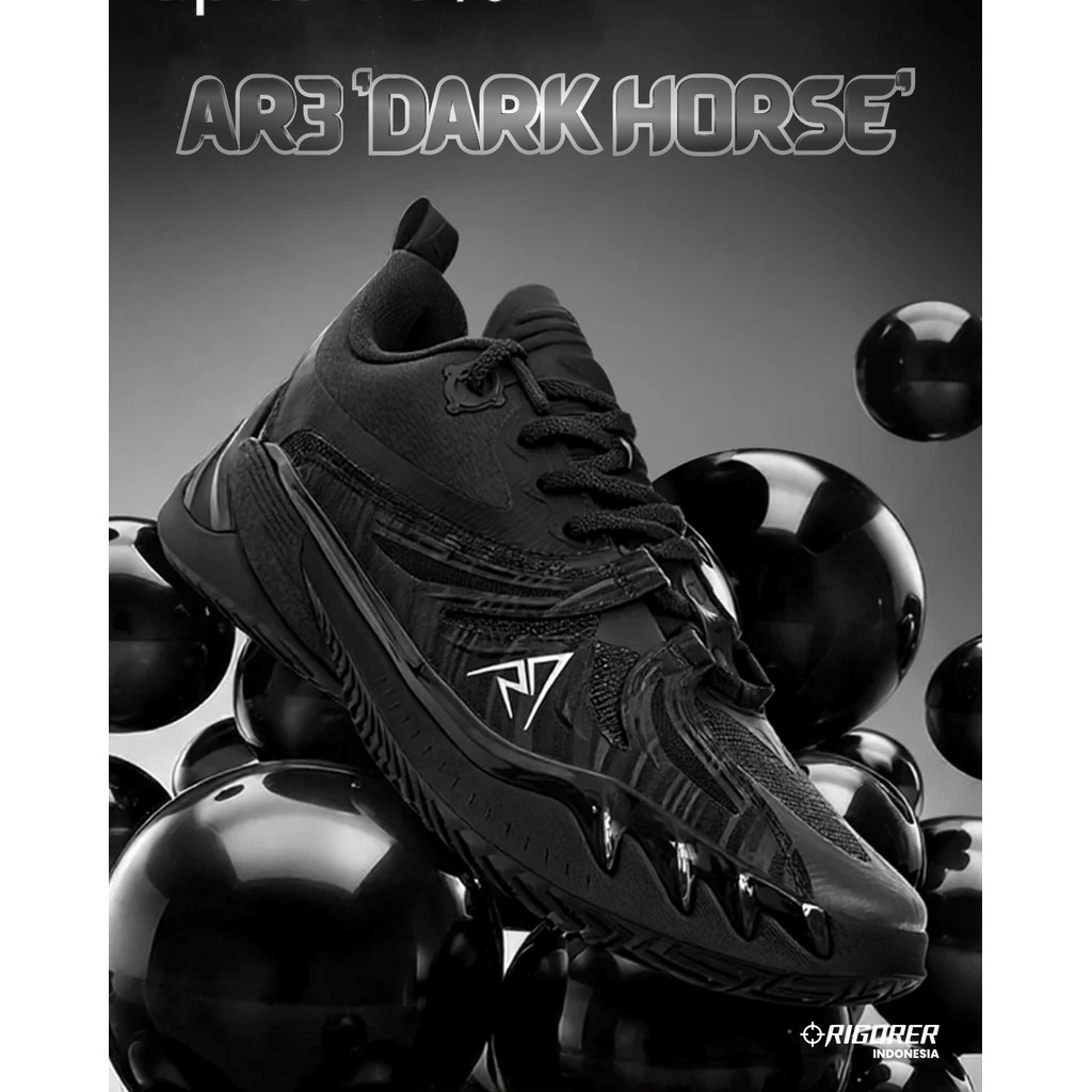 Jual Rigorer AR3 'Dark Horse' Austin Reaves Basketball Shoes