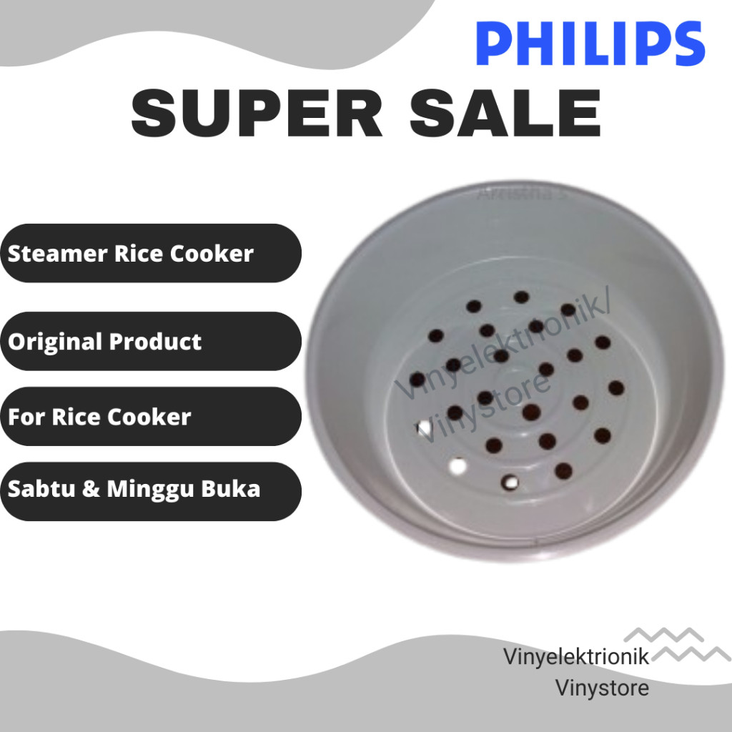 Jual Alat Kukusan / Steamer Rice Cooker Philips HD3138 HD3119 HD3131 ...