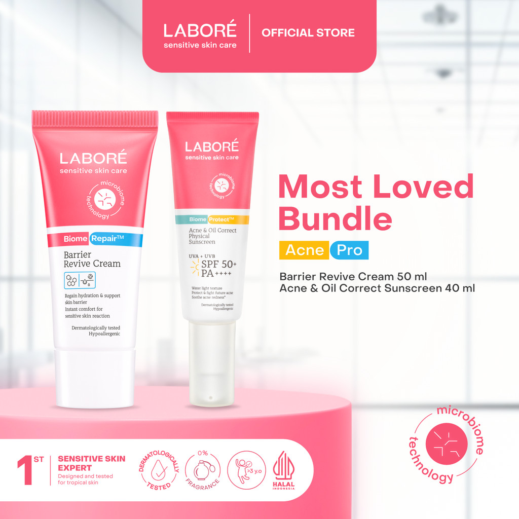 Jual LABORÉ Dermalab Revolutionaire Most Loved Bundle Acne Pro Edition ...