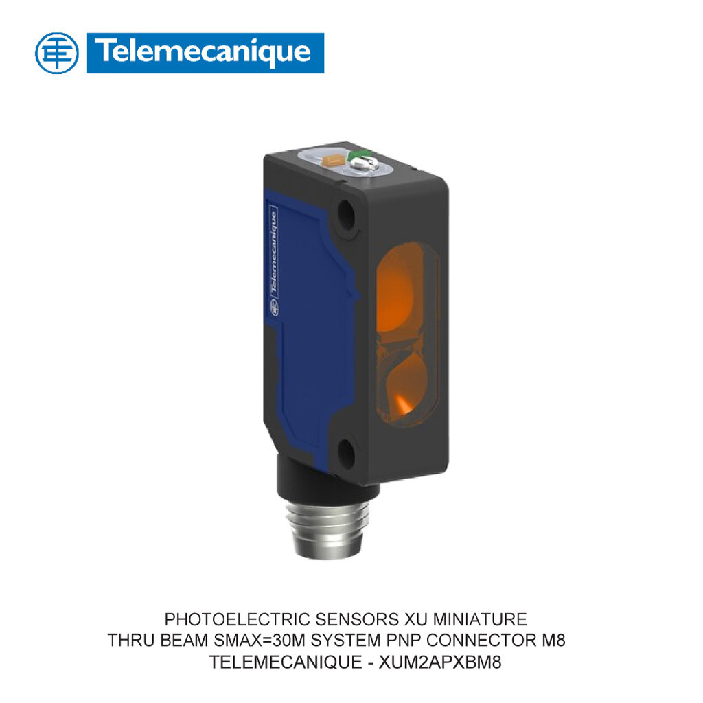 Jual PHOTOELECTRIC SENSORS XU MINIATURE THRU BEAM SMAX=30M SYSTEM PNP ...