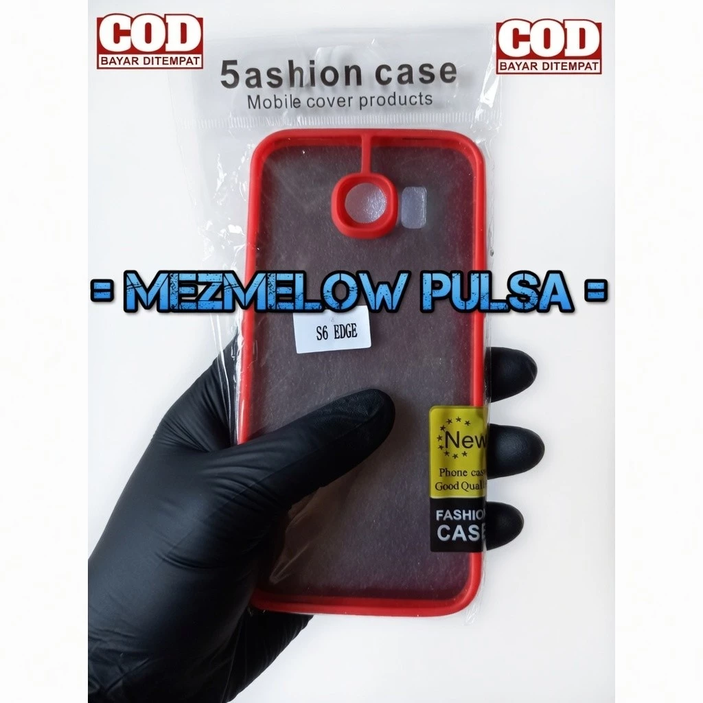 Case Transparant Pelindung Kamera Caseng Hard Case SAMSUNG S6 EDGE