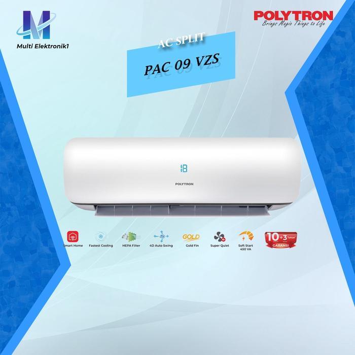 Jual Polytron AC Split Neuva Pro 1 PK R32 PAC09VZSI Fastest Cooling ...