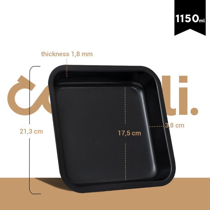 Jual Loaf Pan Non Stick Loyang Roti Tawar Conalli Bakeware Loyang Kotak ...