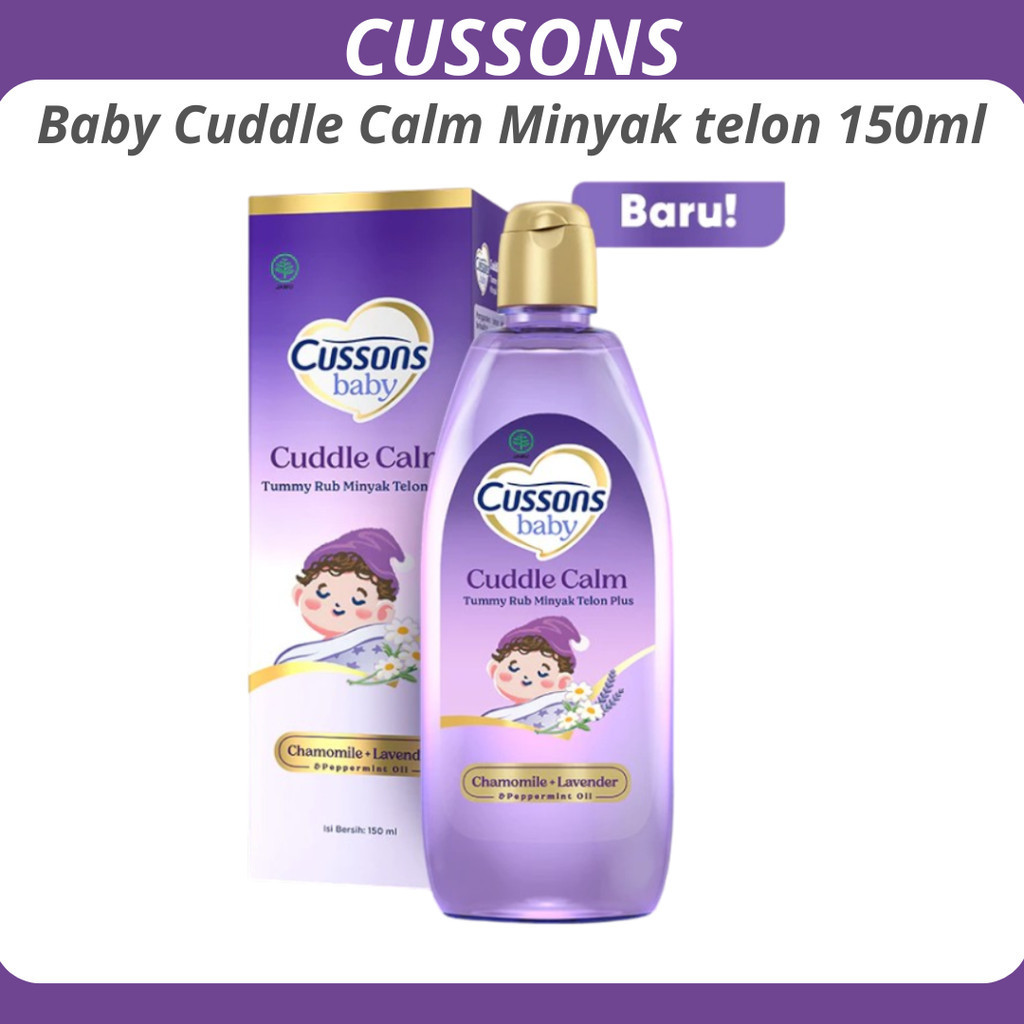 Jual Cussons Baby Cuddle Calm Minyak Telon 150ml | Shopee Indonesia