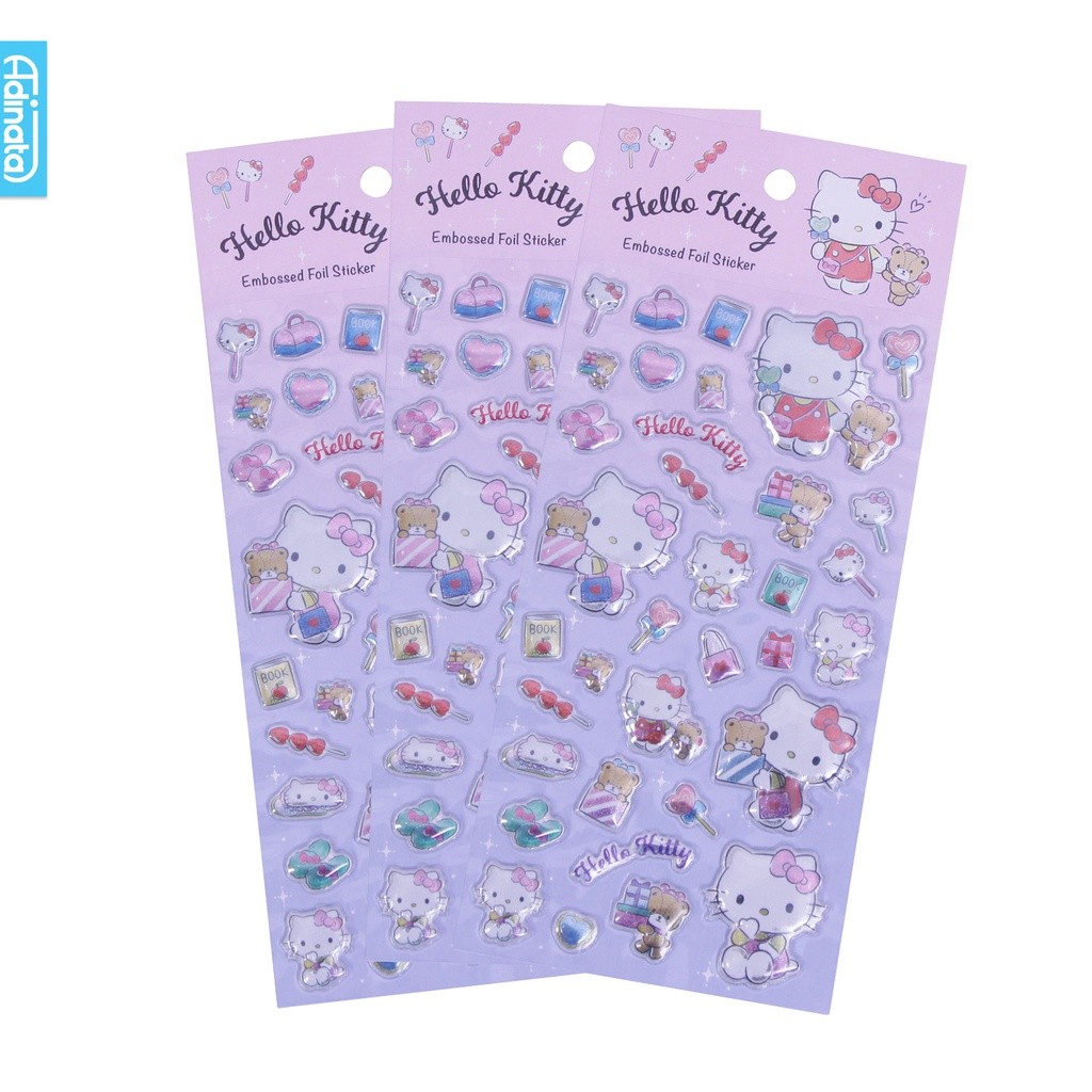 Jual Hello Kitty Embossed Foil Stickers 2205-6181 | Shopee Indonesia
