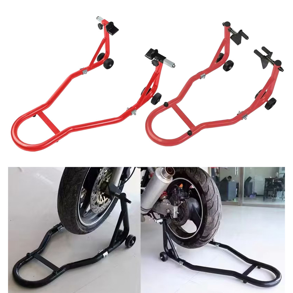 Jual Motorcycle Stand Front And Rear Wheel Support Rack Motorcycle ...