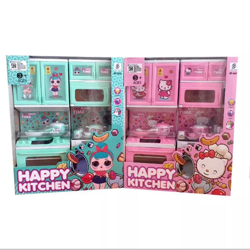 KITCHEN DUS 6641/3/9 ATAU 6640/2/50 / MASAKAN LEMARI KITCHEN SET DAPUR ANAK / MAINAN