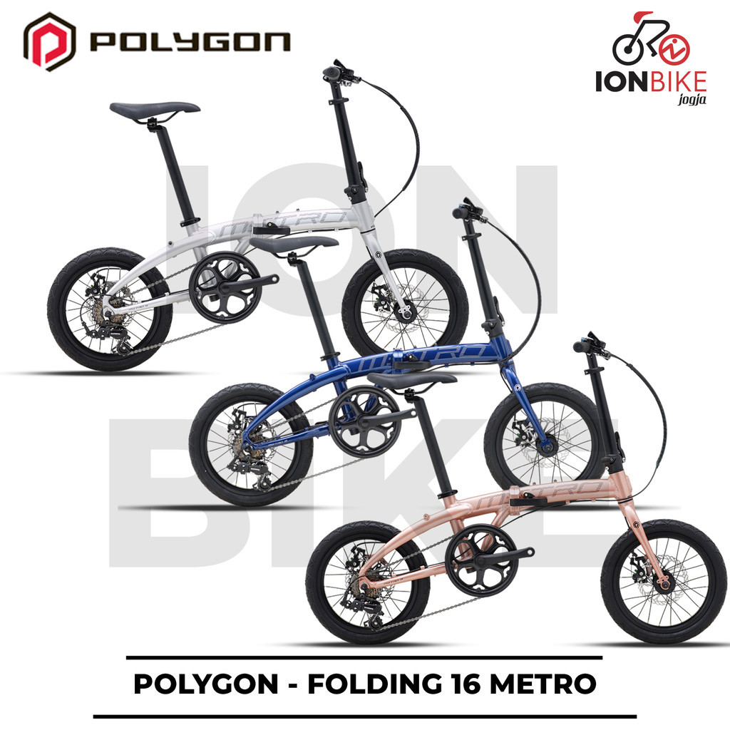 Jual Sepeda Lipat 16 POLYGON METRO Terbaru Alloy Seli Folding Bike ...
