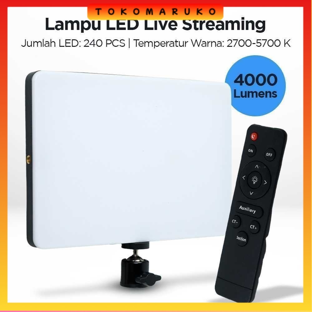 Jual Lampu LED Live Streaming Video Fill Light 11 Inch - MM-240 ...