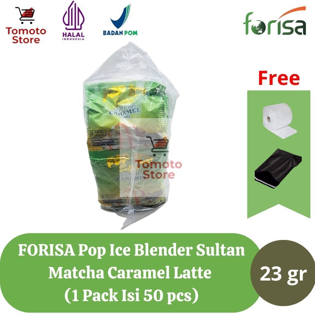 Jual [ TOMOTOSTORE ] FORISA Pop Ice Blender Sultan 23 gr - Matcha ...