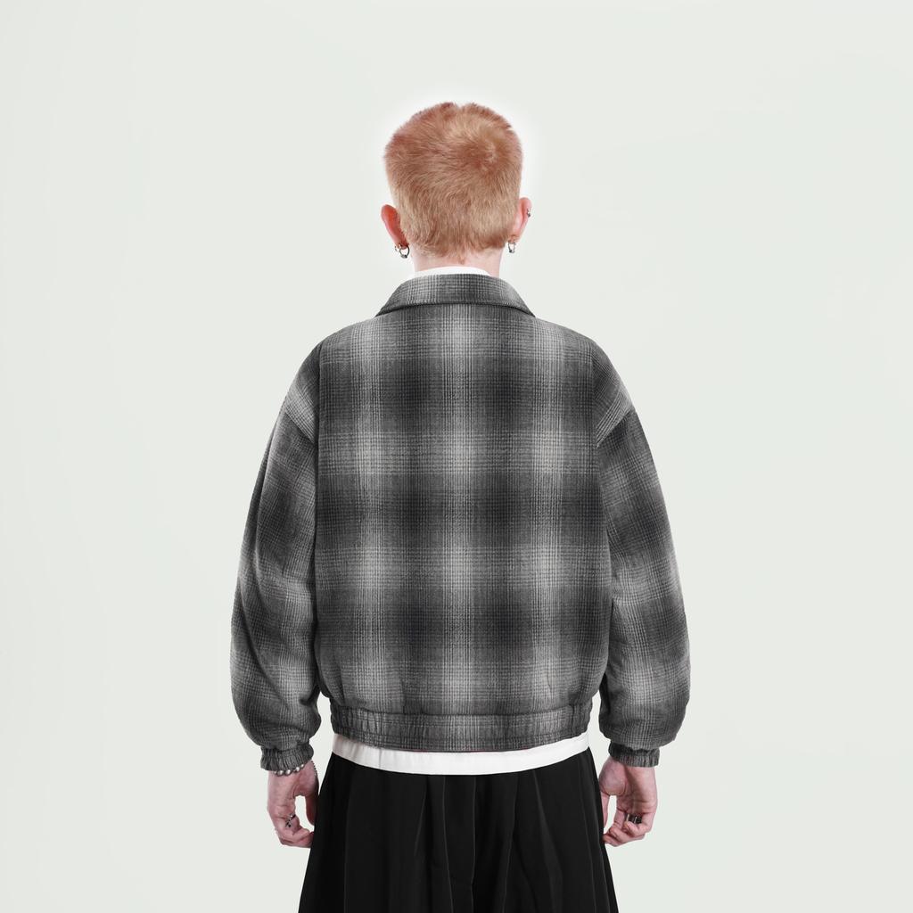 Jual FAITH FADE - Flannel Reversible Work Jacket (Grey) | Shopee Indonesia