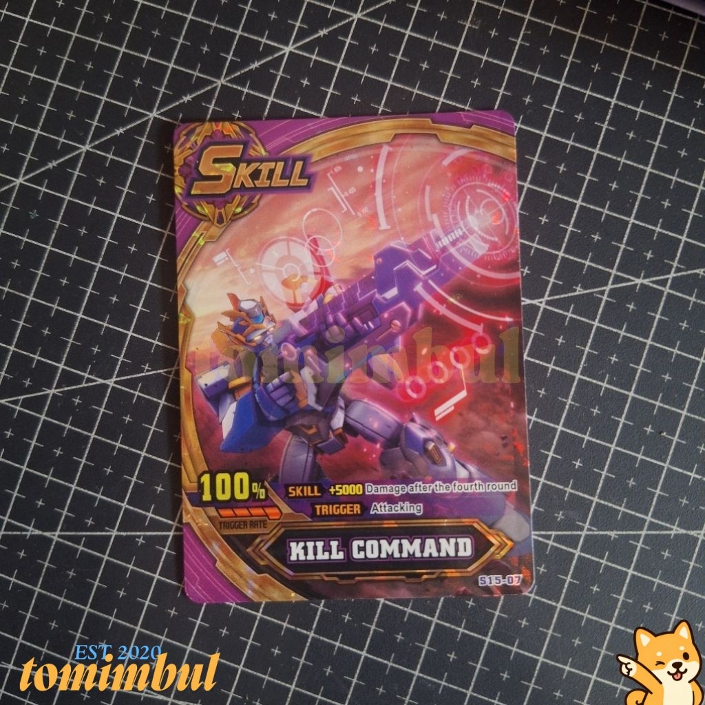 Jual Kartu Hero of Robots Skill Kill Command TCG Trading Card Game ...