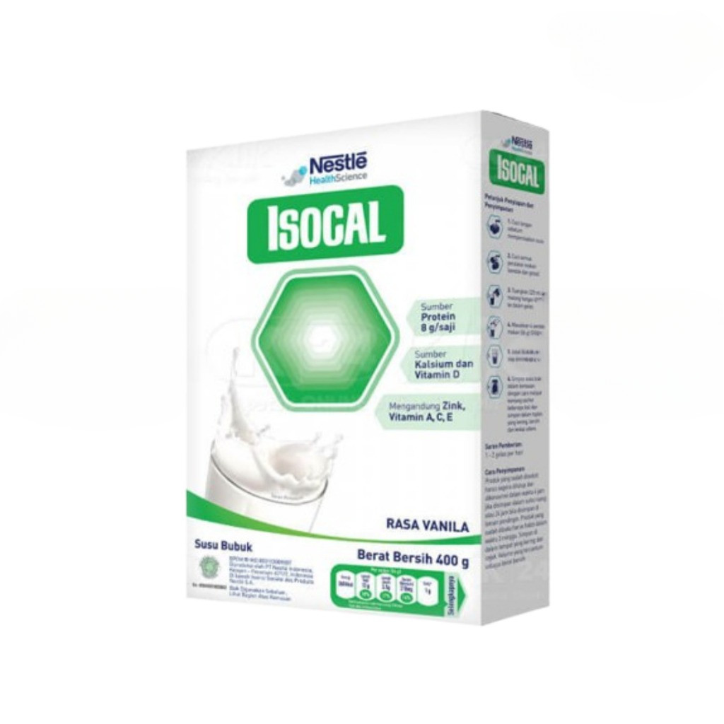 Jual Isocal Vanilla 400g Susu Protein Tinggi | Shopee Indonesia