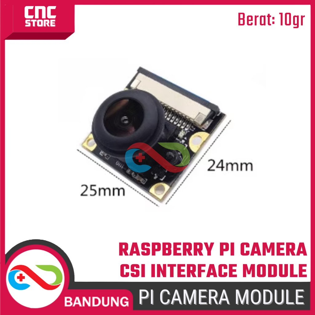 Jual Raspberry Pi Camera Module CSI Wide Angle 130° – Kamera Modul ...