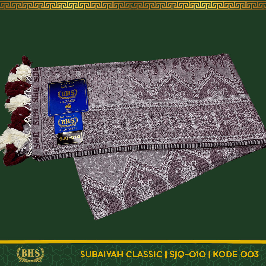 Jual Subaiyah / Sorban BHS Classic Motif SJQ-019 Bahan Rayon Mercerized ...