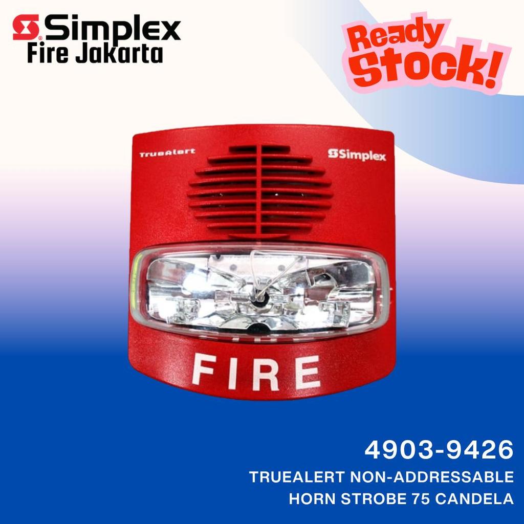 Jual Simplex 4903-9426 Simplex Truealert Non-Addressable Horn with ...