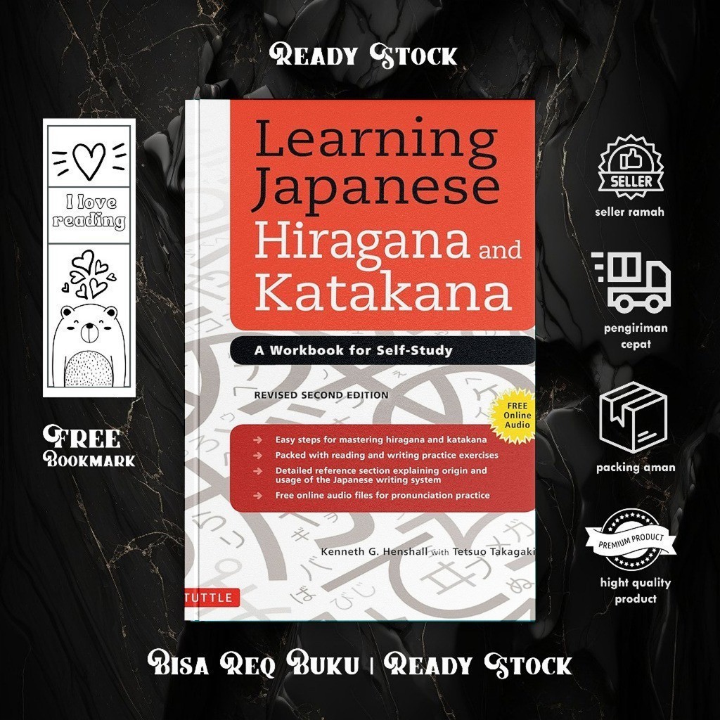 Jual Learning Japanese Hiragana and Katakana: A Workbook for Self-Study ...