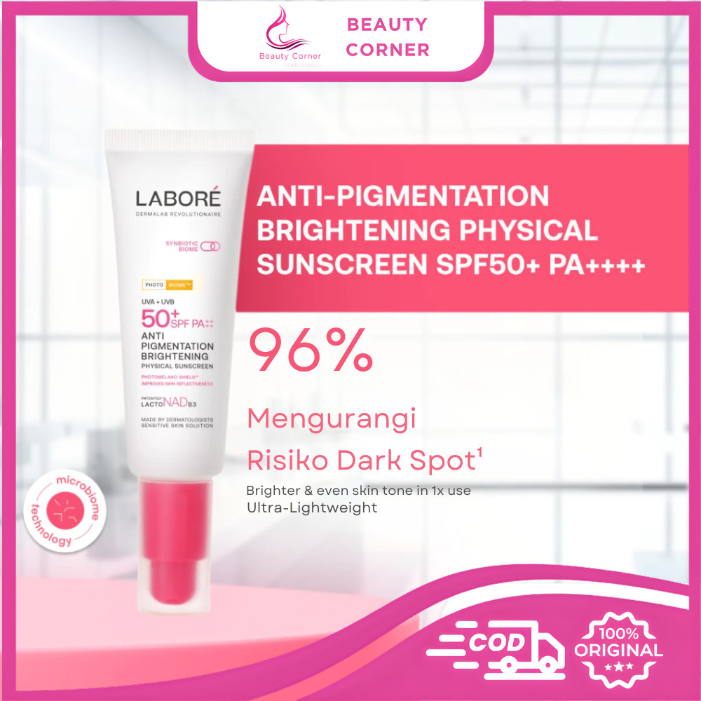 Jual Labore Anti Pigmentation Brightening Physical Sunscreen SPF 50+ PA ...