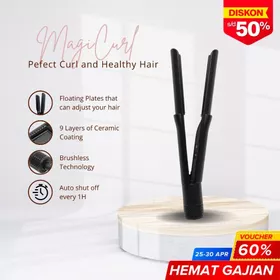 TakedaPro Catokan Keriting Rambut TKD HY11 3.4cm Magic Hair Curler Ceramic
