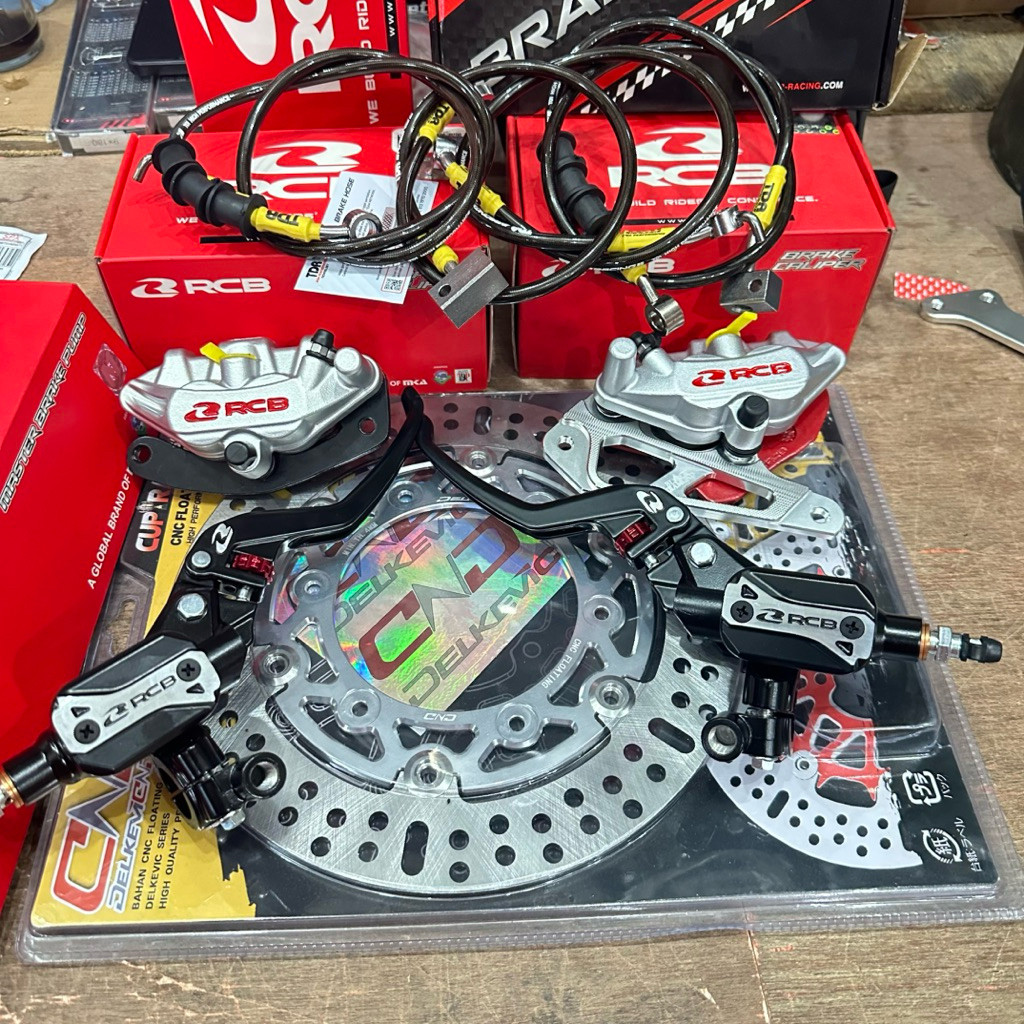 Jual paket pengereman master kaliper rcb selang rem TDR disc 260 PCX ...