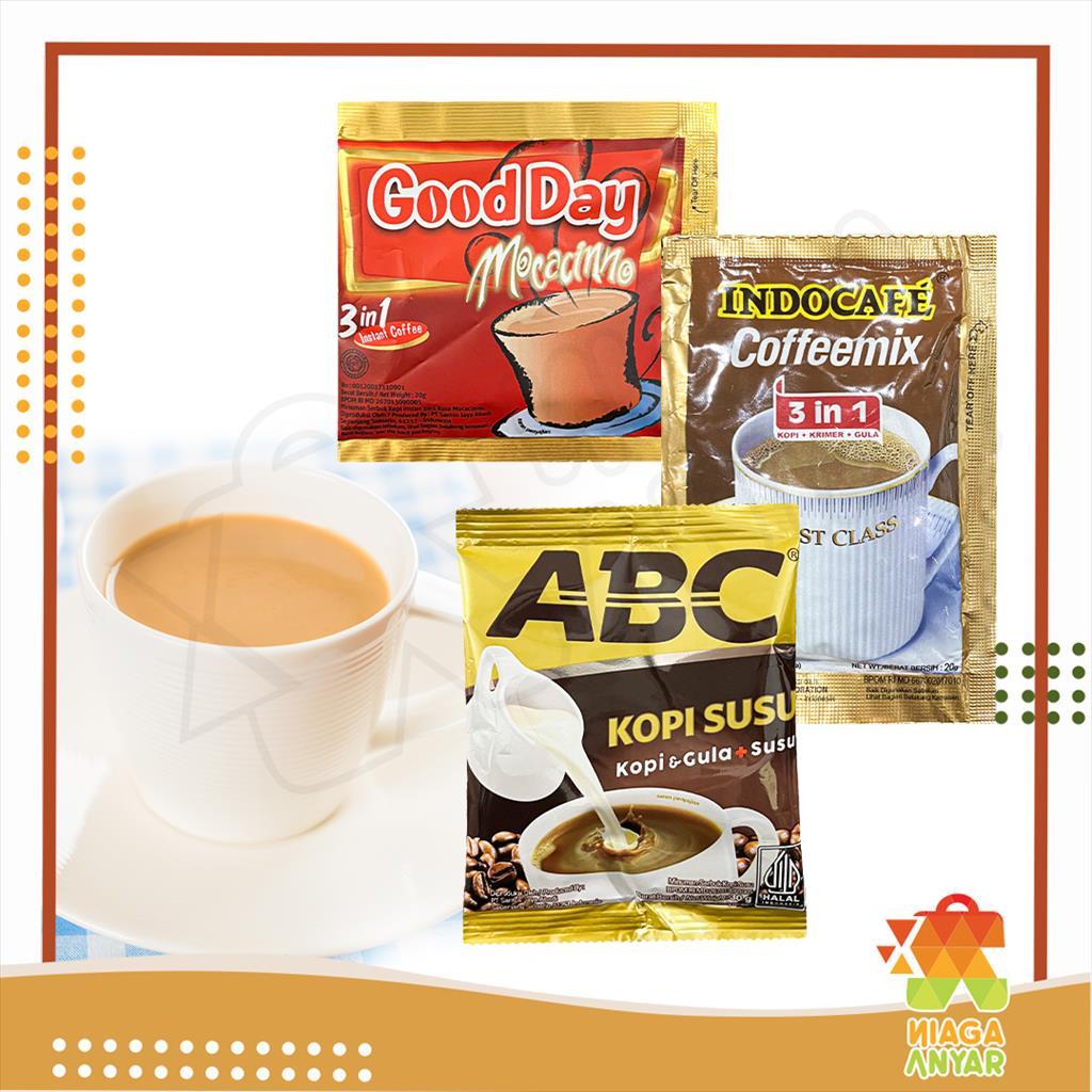 Jual NAS Indocafe Abc Good Day Kopi Instan Sachet Satuan