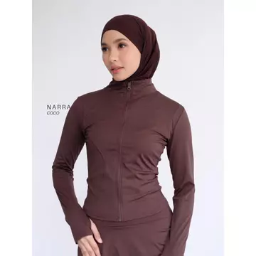 Narra Tie Hijab Instant Bamboo Spandex Naysha