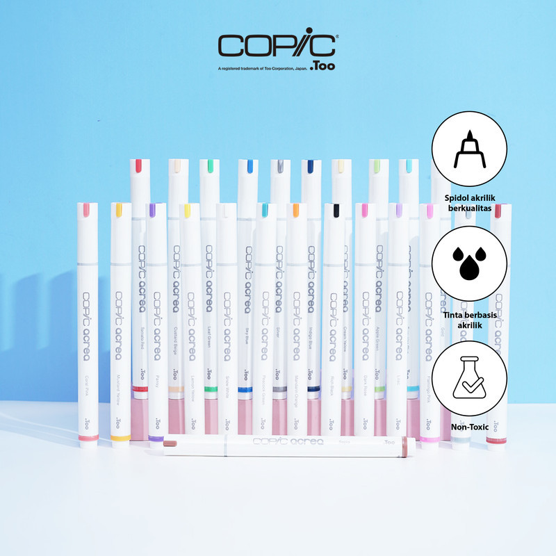 Jual Copic Spidol Akrilik / Acrylic Marker Acrea Water Based - Untuk ...