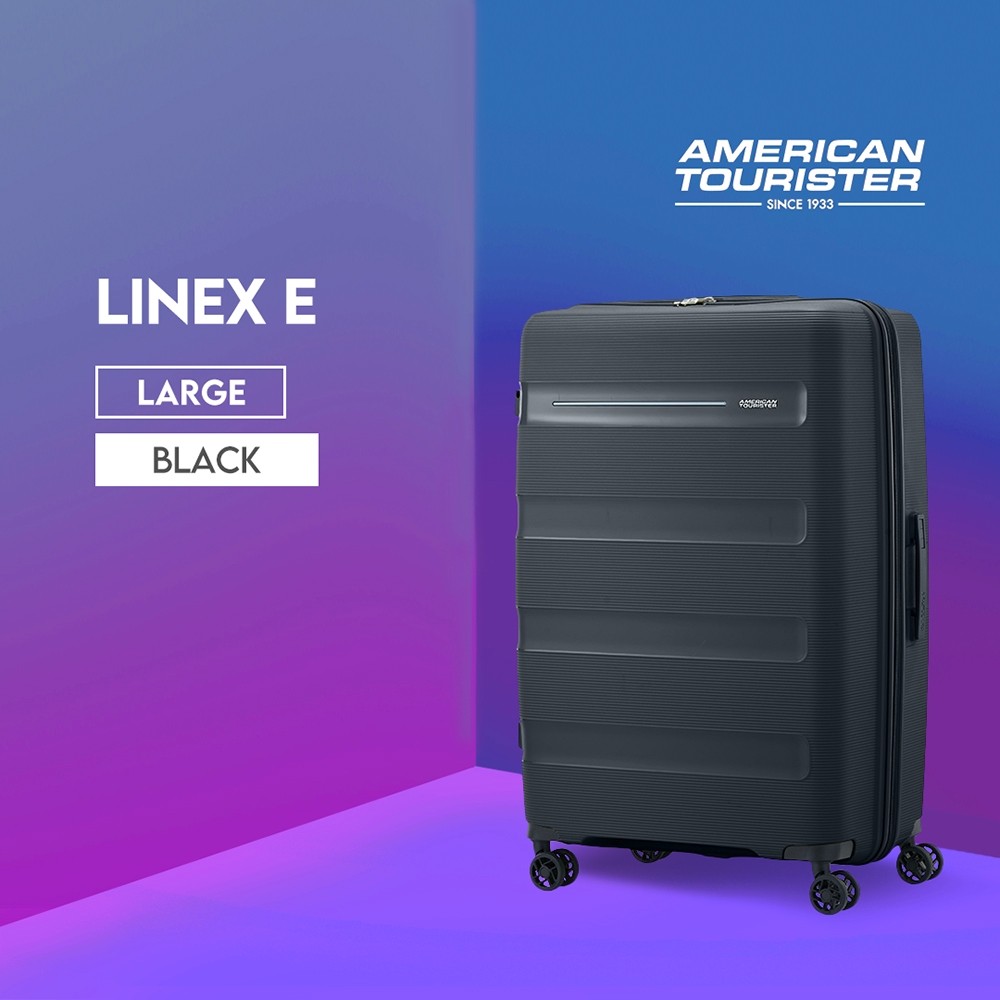 Jual American Tourister Koper Hardcase Linex E Large 28 Inch - Black ...
