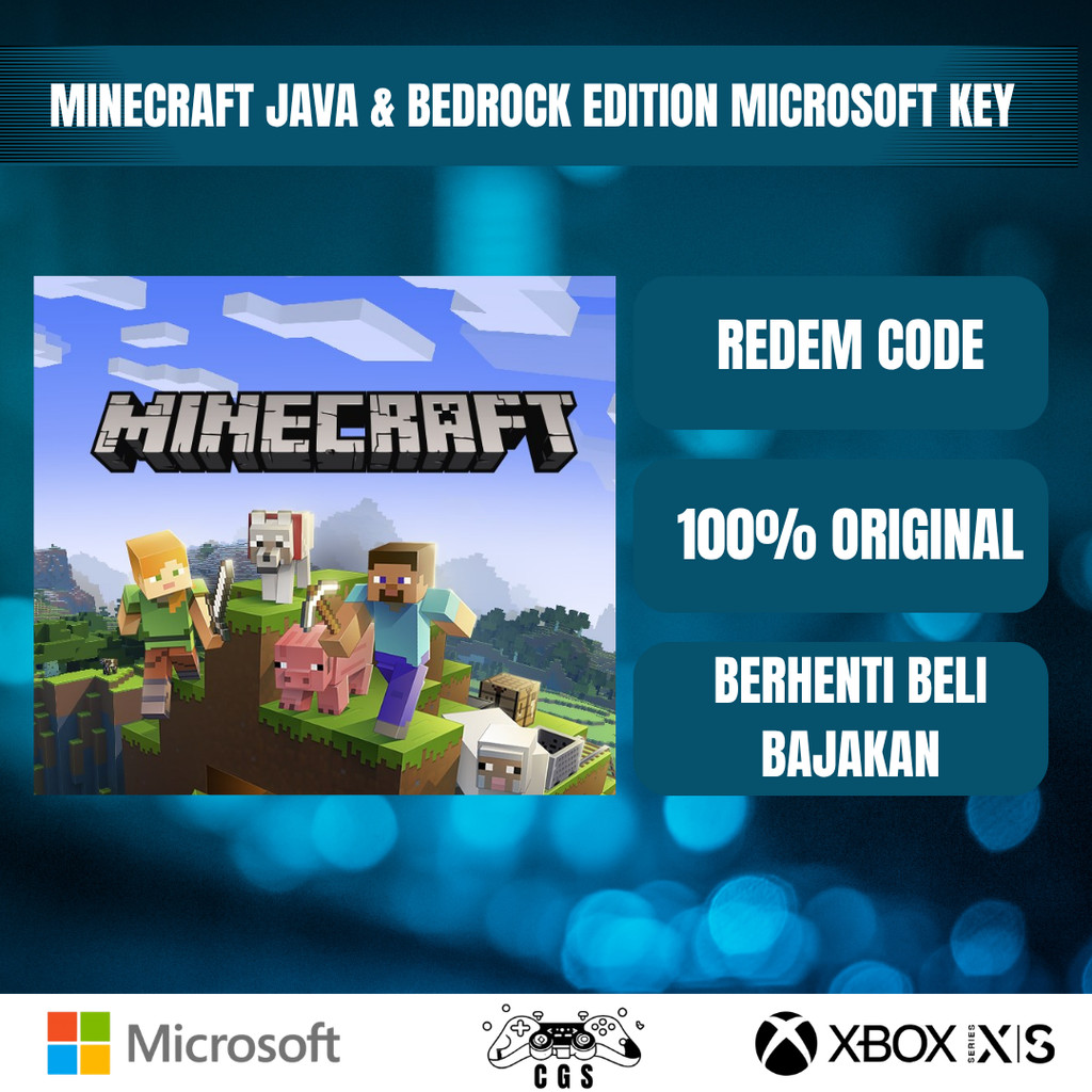 Jual Minecraft Java & Bedrock Edition Microsoft Key | Shopee Indonesia