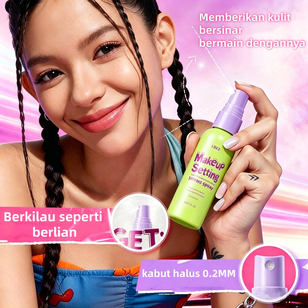 Setting Spray Pengunci Makeup 24 Jam Anti Geser & Waterproof 60ml