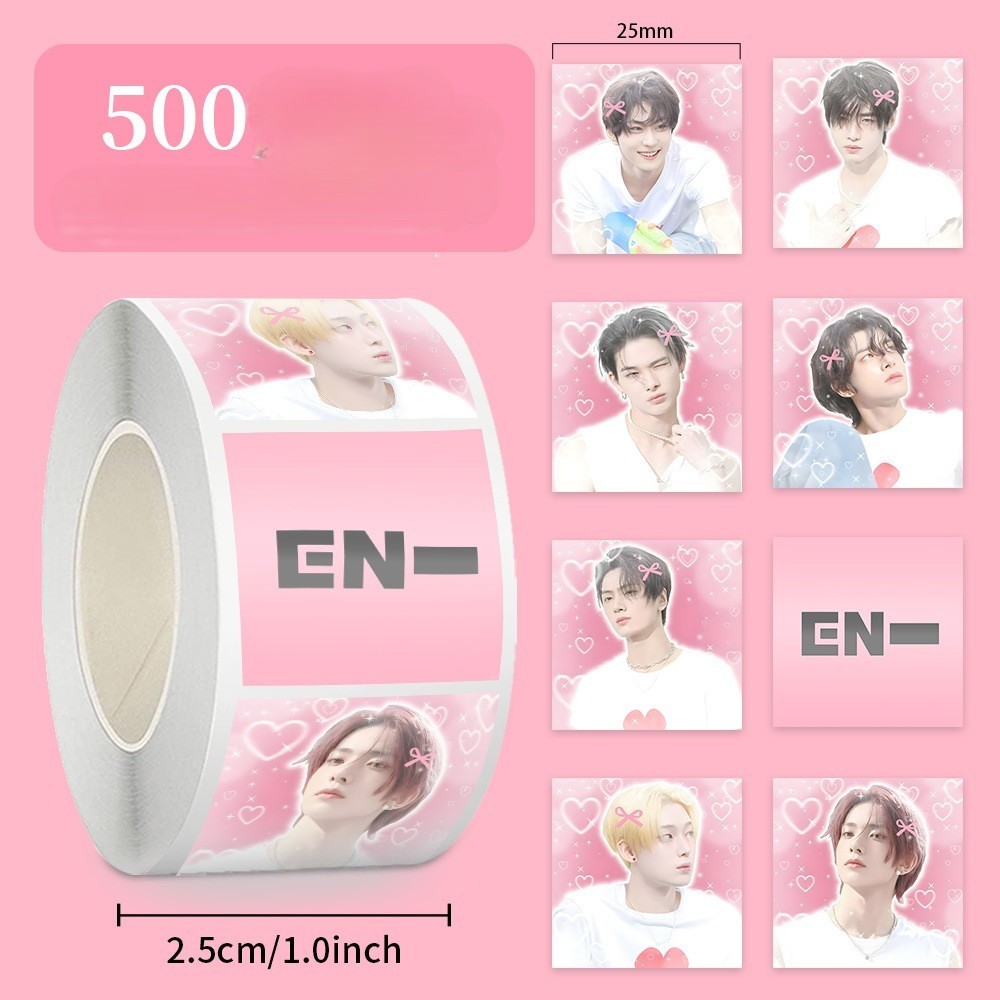 Jual [500 Pcs] Sticker Roll Kpop Seal ENHYP3N Member Enha Engene En ...