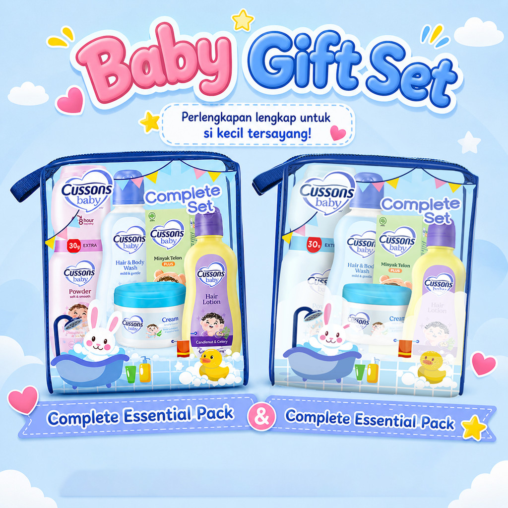 Jual Cussons Baby Complete Essential Pack - Paket Sabun Bayi - Gift Set ...