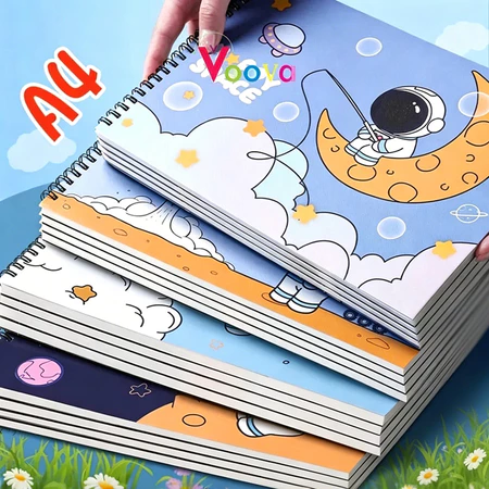 VOOVA Buku Menggambar A4 Drawing Book - Buku Gambar Polos Anak Sekolah