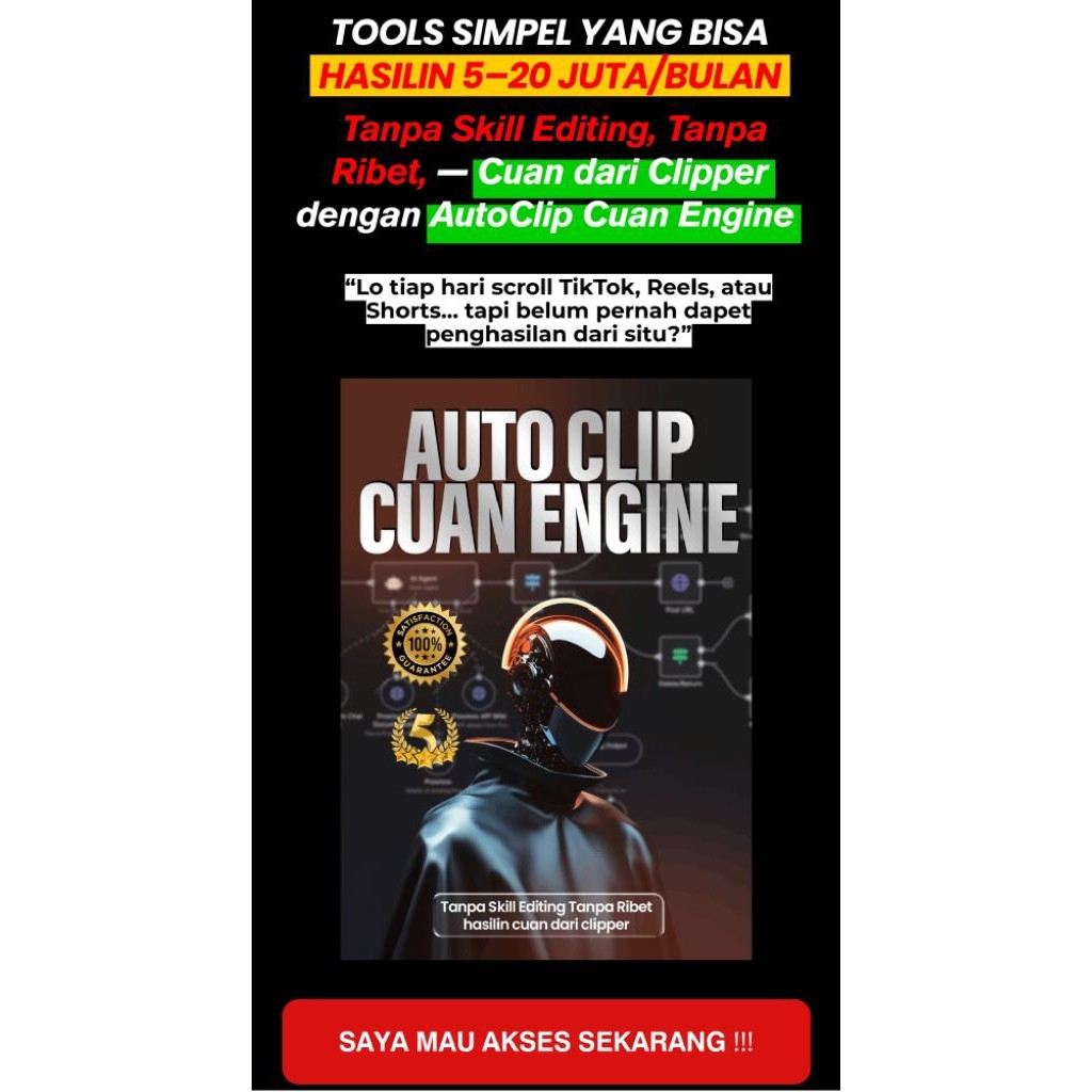 Jual AI AUTO CLIPPER - Tools dan Panduan untuk membuat video short siap ...
