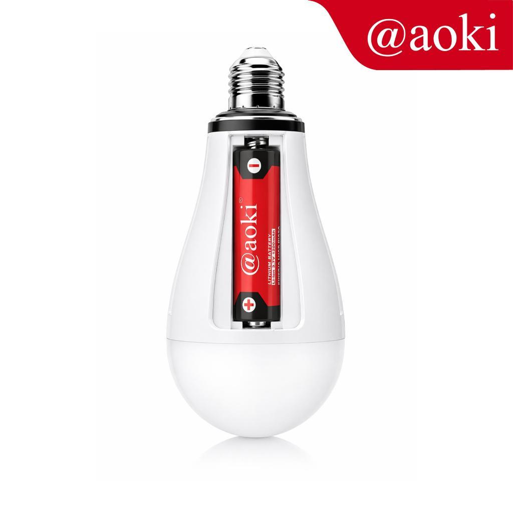 Jual AOKI Lampu LED Emergency 20W E27 AC/DC Nyala Otomatis Saat Listrik ...