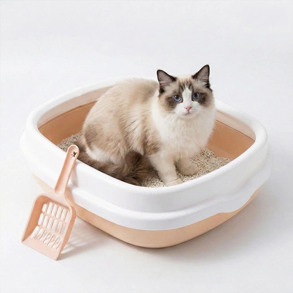 Litter Box Tempat Pup Kucing Size XL Extra Sekop