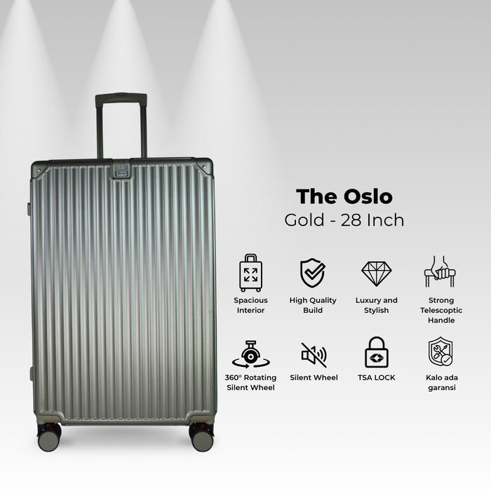 Jual Travel Ease - Koper 28 inch Warna Gold Koper Oslo Koper Allumunium ...