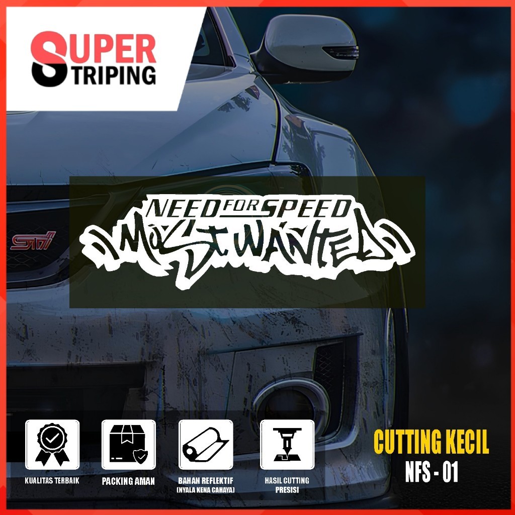 Jual Cutting Sticker Need For Speed Pro Street Stiker NFS Stiker Cocok ...