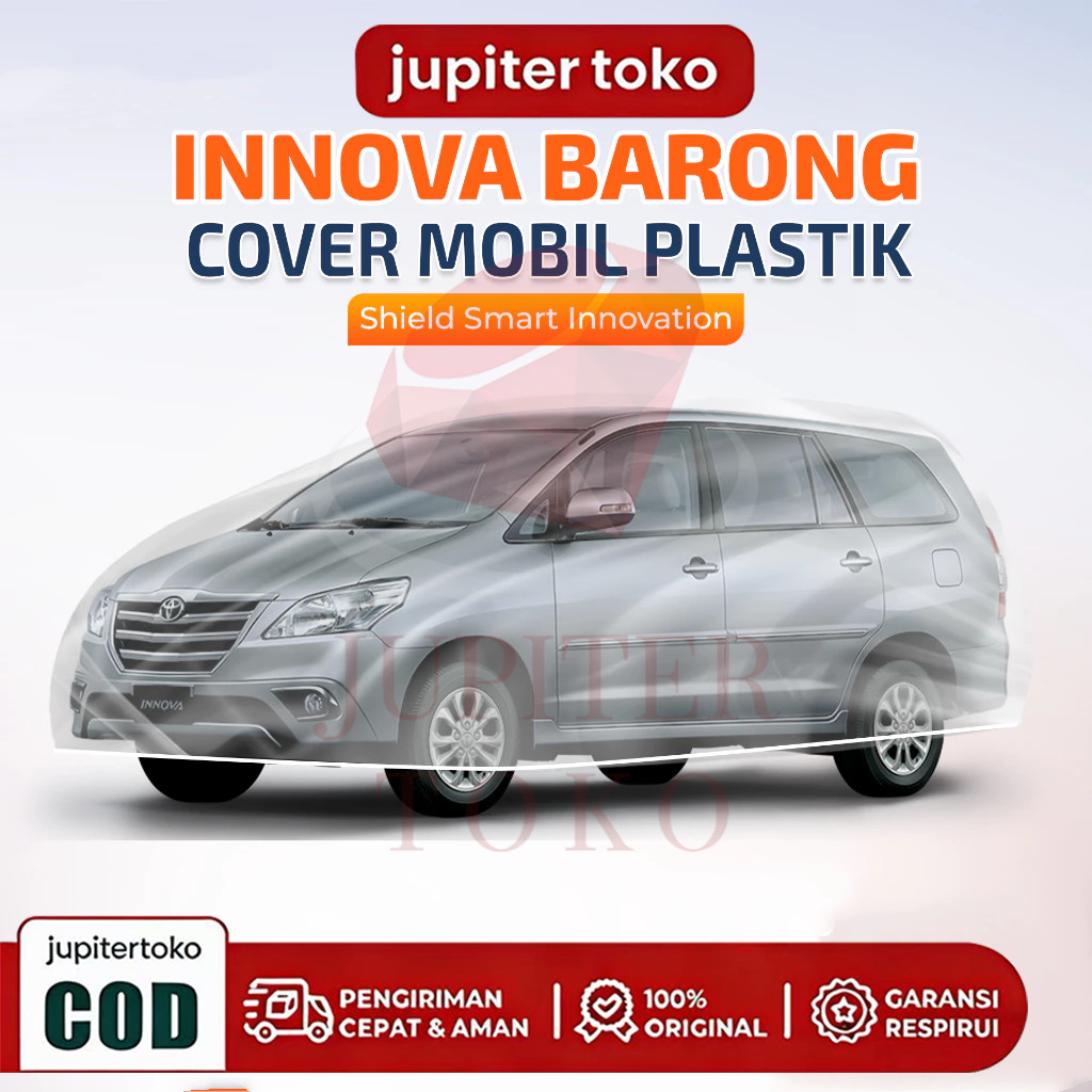 Penutup Transparan Mantel Mobil Sekali pakai, Cat Tahan Debu Transparan, Film Plastik PE Tahan Hujan