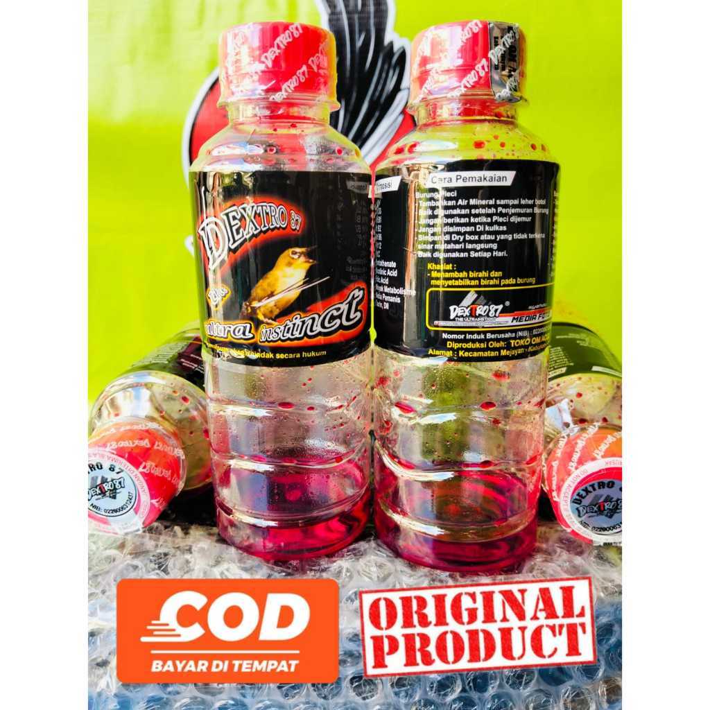 Jual Dextro 87 Om Acuz Original Kemasan Baru Tutup Botol Merah | Shopee ...