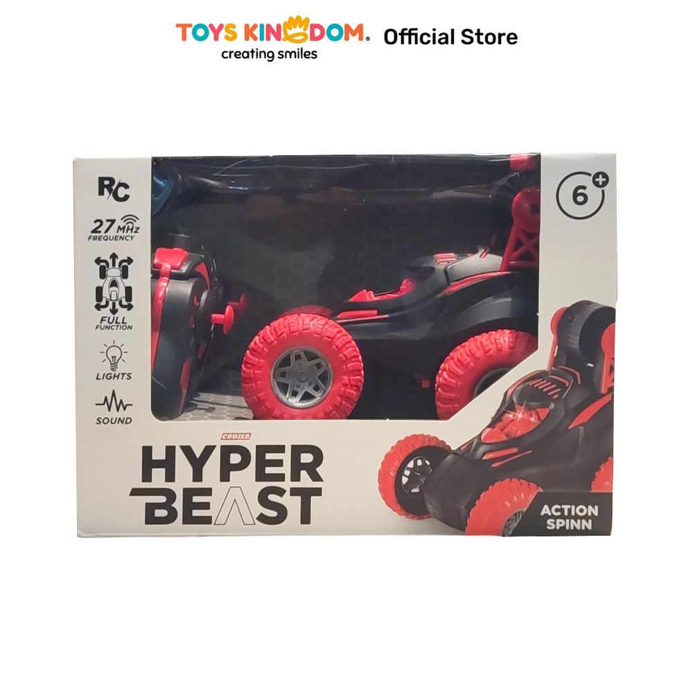 Jual Toys Kingdom Cruzer Hyper Beast Action Spin Remote Control - Merah ...
