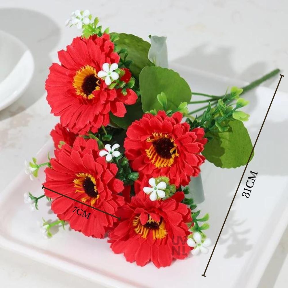 Jual Buket Bunga Gerbera Krisan Jumbo 6 Cabang 6 Bunga 30CM Pesta ...