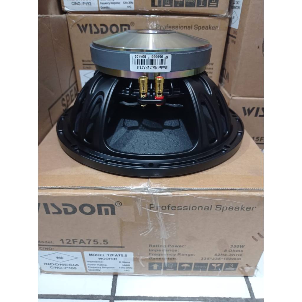 Jual Component Wisdom 12FA75.5 12 Inch Speaker Komponen Original Wisdom ...