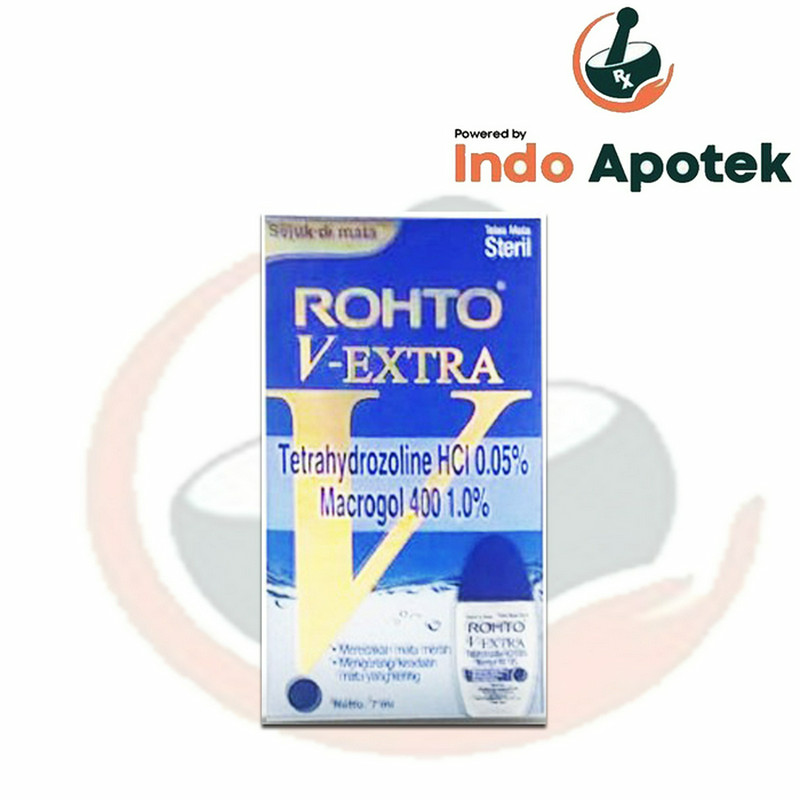 Jual ROHTO V-EXTRA TETES MATA 1 BOTOL @ 7 ML | Shopee Indonesia