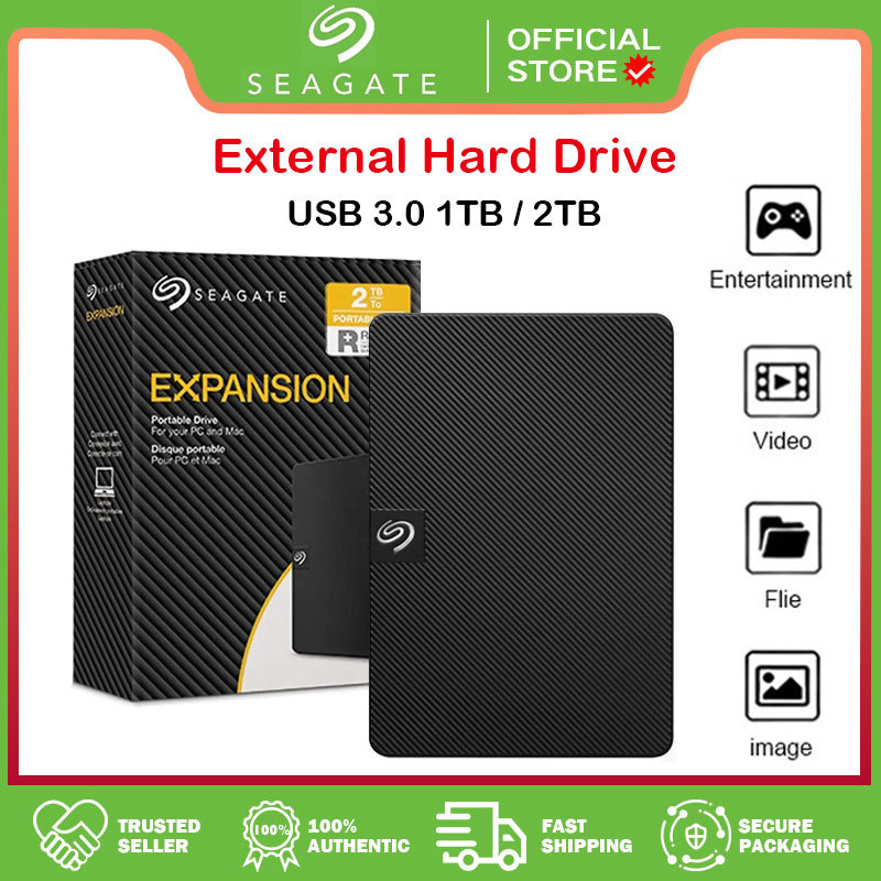 Jual Seagate Expansion Portable Drive Disk 1TB/2TB External Hard Drive ...