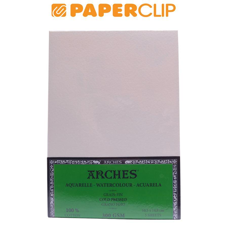 Jual PAPER WATERCOLOUR ARCHES ARCP A6 300G 5 SHEET | Shopee Indonesia