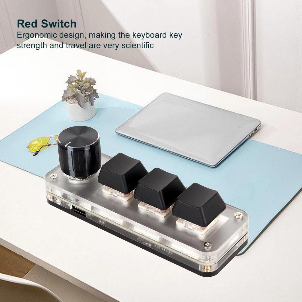 Jual Macro Keyboard USB Mini Keypad Red Macro Keyboard Plug and Play ...
